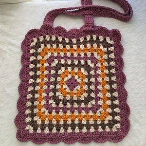 Multi Color Crochet Market Bag!!